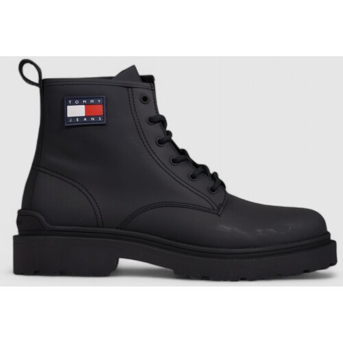 Chaussures Homme Boots Tommy Hilfiger TJM LEATHER LACE EM0EM01447 Noir