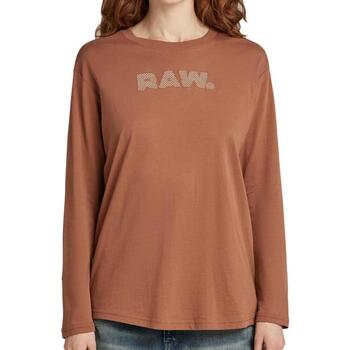 Vêtements Femme T-shirts & Polos G-Star Raw D22036-4107 Marron