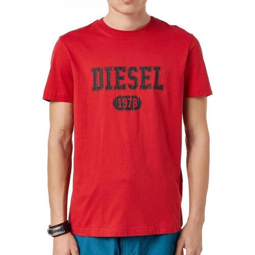 Vêtements Homme T-shirts & Polos Diesel A03824-0GRAI Rouge