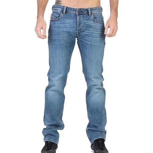 Vêtements Homme Jeans droit Diesel 00S0PS-R9B92 Bleu