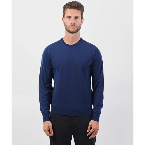 Vêtements Homme Pulls K-Way Pull homme  Sébastien en laine Bleu