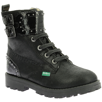 Chaussures Fille Boots Kickers Groorock Noir