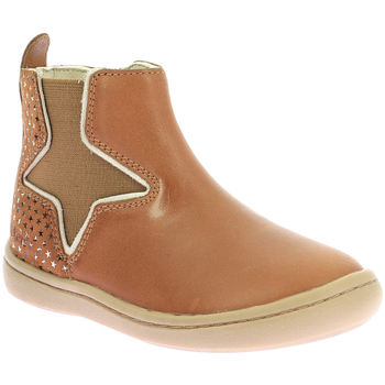 Chaussures Fille Boots Kickers Kick Popstar Marron