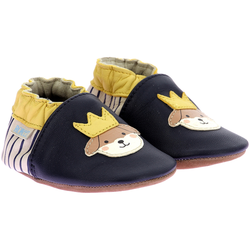 Chaussures Garçon Chaussons bébés Robeez King Dog Bleu