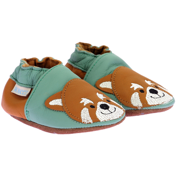 Chaussures Garçon Chaussons bébés Robeez Gingerbear Vert