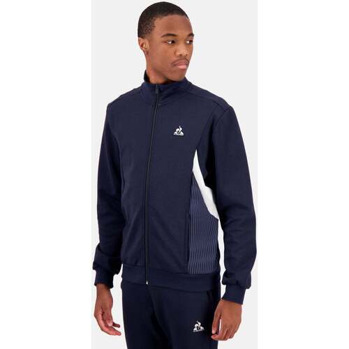 Vêtements Homme Sweats Le Coq Sportif Sweat zippé Homme Bleu