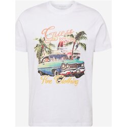 Vêtements Homme T-shirts manches courtes Guess M4YI07 I3Z14 Blanc