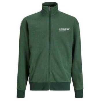 Vêtements Garçon Sweats Jack & Jones 12249868 PANEL ZIP-DARK GREEN Vert