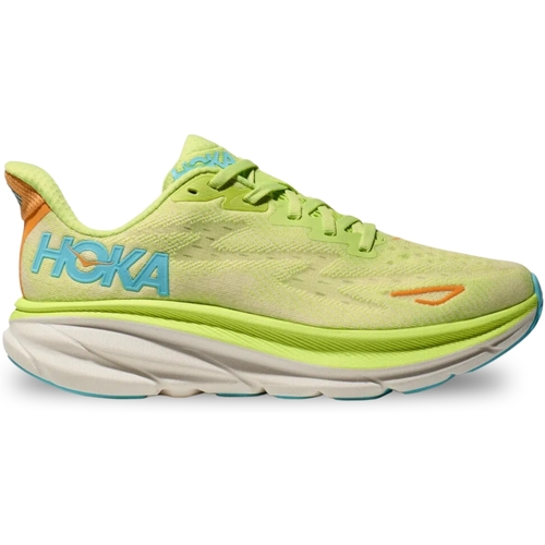 Chaussures Femme Baskets mode Hoka one one Clifton 9 Jaune