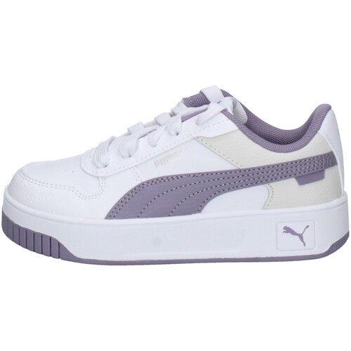 Chaussures Fille Baskets mode Puma 393847-12 Blanc