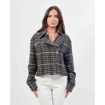 Vêtements Femme Vestes BOSS Veste femme  avec fermeture éclair latérale en coton Multicolore