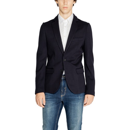 Vêtements Homme Vestes / Blazers Antony Morato ASHE SUPER STRETCH TWILL MMJS00045-FA150183 Bleu