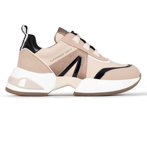 Chaussures Femme Baskets mode Alexander Smith Sneaker Beige Femme Marbre Beige