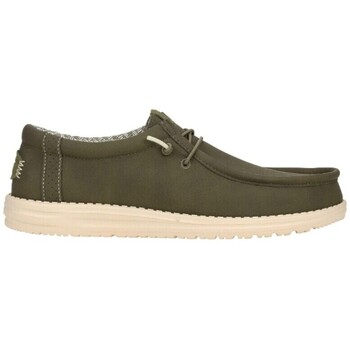 Chaussures Homme Baskets mode HEYDUDE BASKETS  WALLY CLASSIC Vert