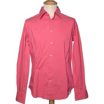 Vêtements Homme Chemises manches longues Armand Thiery 38 - T2 - M Rose