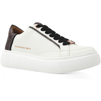 Chaussures Femme Multisport Alexander Smith Eco Greenwich Sneaker Donna White Black EGW7699 Blanc