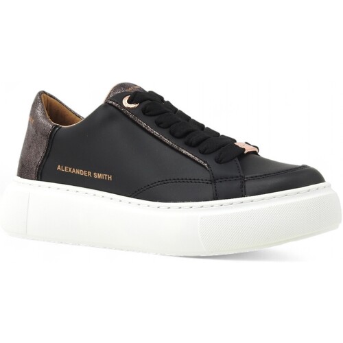 Chaussures Femme Multisport Alexander Smith Eco Greenwich Sneaker Donna Black EGW7699 Noir