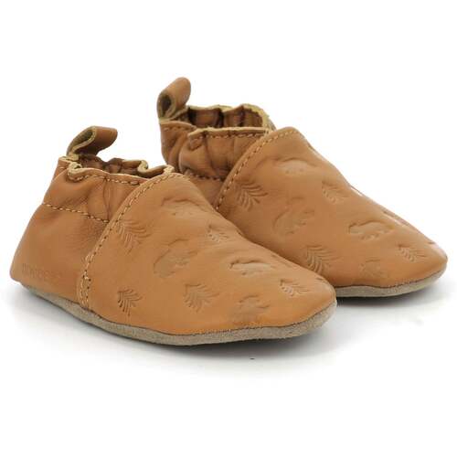 Chaussures Fille Chaussons bébés Robeez Chaussons Bear's Walk Camel Marron