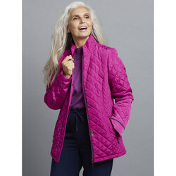 Vêtements Femme Parkas Daxon by  - Parka déperlante et matelassée Rose