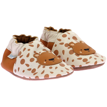 Chaussures Enfant Chaussons bébés Robeez Big Plush Beige