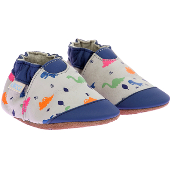 Chaussures Garçon Chaussons bébés Robeez Bludino Gris