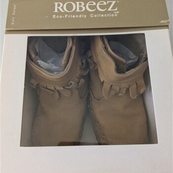 Chaussures Enfant Chaussons bébés Robeez Robeez funky shoe beige miel 21-22 Beige