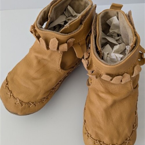 Chaussures Enfant Chaussons bébés Robeez Robeez funky shoe 23-24 Beige