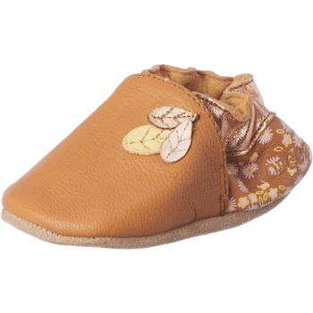 Chaussures Fille Chaussons Robeez Leaf Season, Chaussons Fille,camel Marron