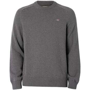 Vêtements Homme Pulls Gant Tricot de selle en coton décontracté Gris