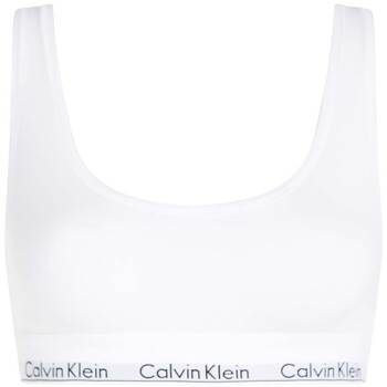 Sous-vêtements Femme Triangles / Sans armatures Calvin Klein Jeans Bralette Blanc