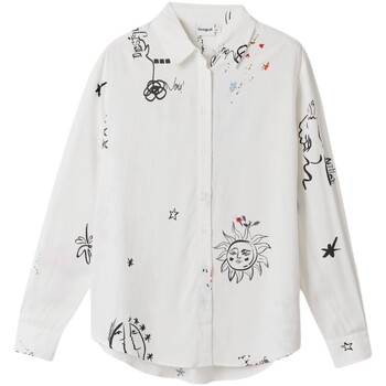 Vêtements Femme Chemises / Chemisiers Desigual CAM_TOKIO 24WWCW39 Blanc