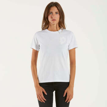 Vêtements Femme T-shirts manches courtes Dondup  Blanc