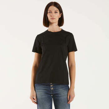 Vêtements Femme T-shirts manches courtes Dondup  Noir