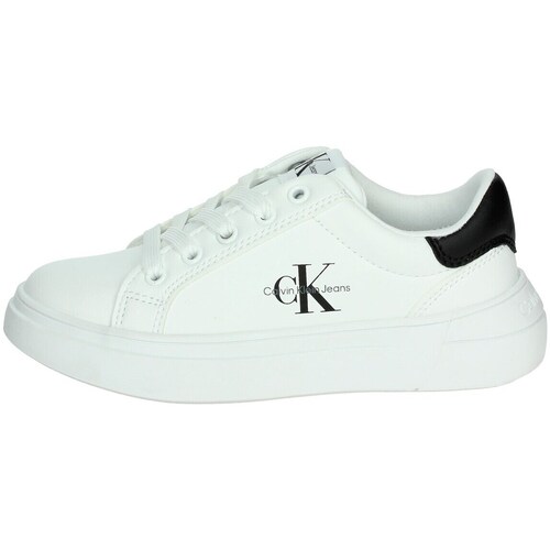 Chaussures Enfant Baskets montantes Calvin Klein Jeans V3X9-80876-1355 Blanc