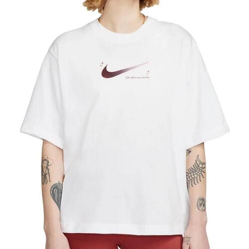 Vêtements Femme T-shirts & Polos Nike DX7932-100 Blanc