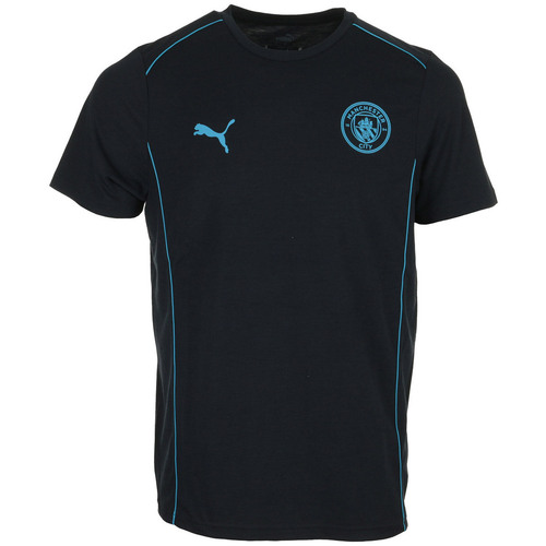 Vêtements Homme T-shirts manches courtes Puma Mcfc Casuals Tee Bleu