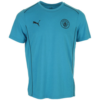 Vêtements Homme T-shirts manches courtes Puma Mcfc Casuals Tee Bleu