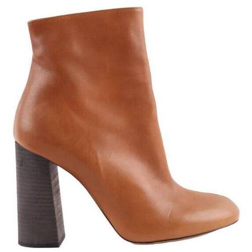 Chaussures Femme Boots Chloe Boots en cuir Marron