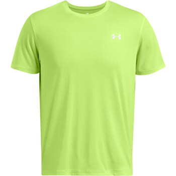 Vêtements Homme Chemises manches courtes Under Armour UA LAUNCH SHORTSLEEVE Vert