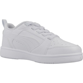 Chaussures Garçon Baskets mode Puma REBOUND V6 Lo A Blanc