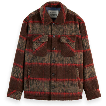 Vêtements Homme Vestes Scotch & Soda - BRUSHED WOOL BLEND OVERSHIRT Autres