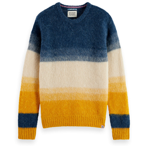 Vêtements Homme Pulls Scotch & Soda - ALPACA WOOLBLEND SWEATER Multicolore