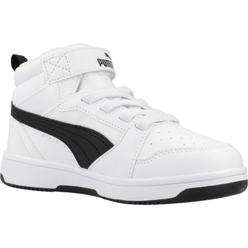 Chaussures Garçon Baskets mode Puma REBOUND V6 MID AC+ PS Blanc