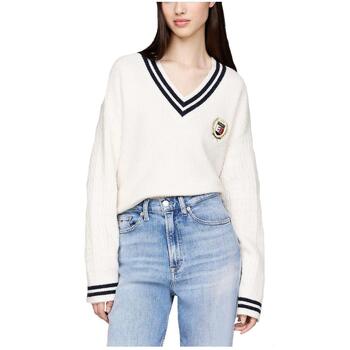 Vêtements Femme Pulls Tommy Hilfiger  Blanc