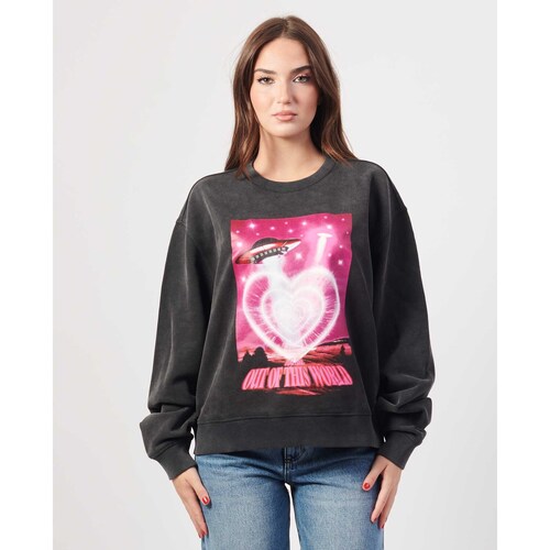 Vêtements Femme Sweats BOSS Sweat femme  à imprimé ovni Noir