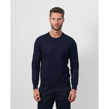 Vêtements Homme Pulls Sette/Mezzo Pull col rond basique homme Settemezzo Bleu