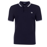 Vêtements Homme Polos manches courtes Fred Perry THE FRED PERRY SHIRT Marine / Blanc