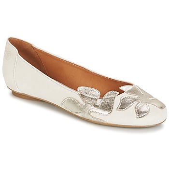 Chaussures Femme Ballerines / babies Betty London ERUNE Blanc / Argent