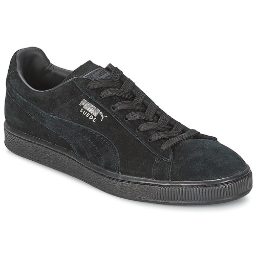 Chaussures Baskets basses Puma SUEDE CLASSIC + Noir / Gris