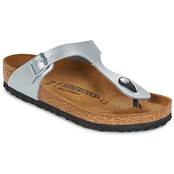 Chaussures Femme Tongs Birkenstock GIZEH Argenté